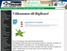 Tablet Screenshot of bigheart.se